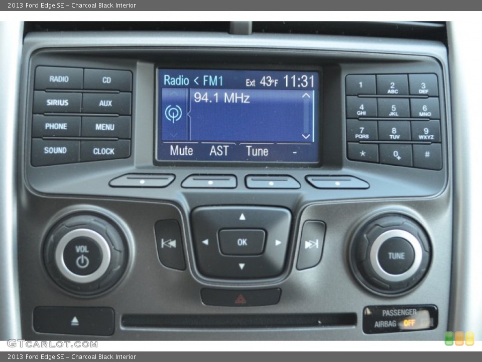 Charcoal Black Interior Audio System for the 2013 Ford Edge SE #78025967