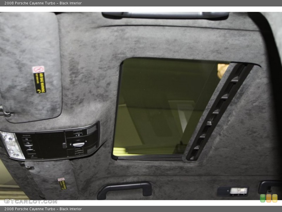 Black Interior Sunroof for the 2008 Porsche Cayenne Turbo #78025983