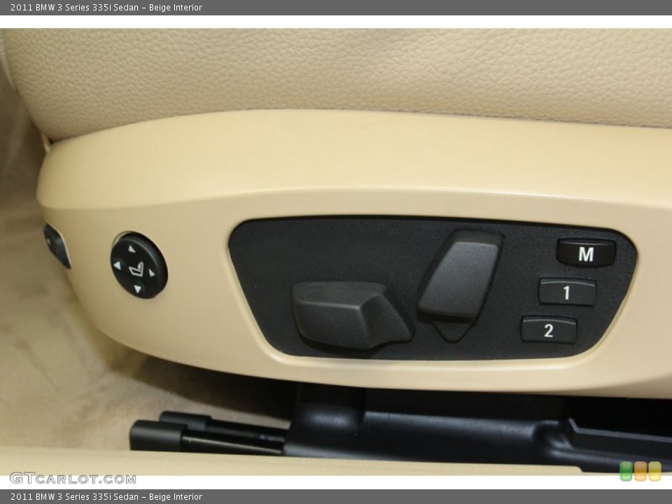 Beige Interior Controls for the 2011 BMW 3 Series 335i Sedan #78026278