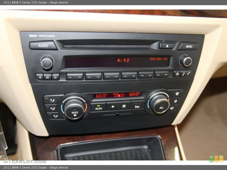 Beige Interior Controls for the 2011 BMW 3 Series 335i Sedan #78026427