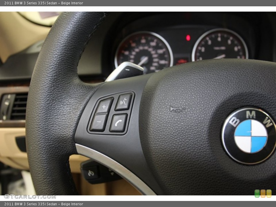 Beige Interior Controls for the 2011 BMW 3 Series 335i Sedan #78026664