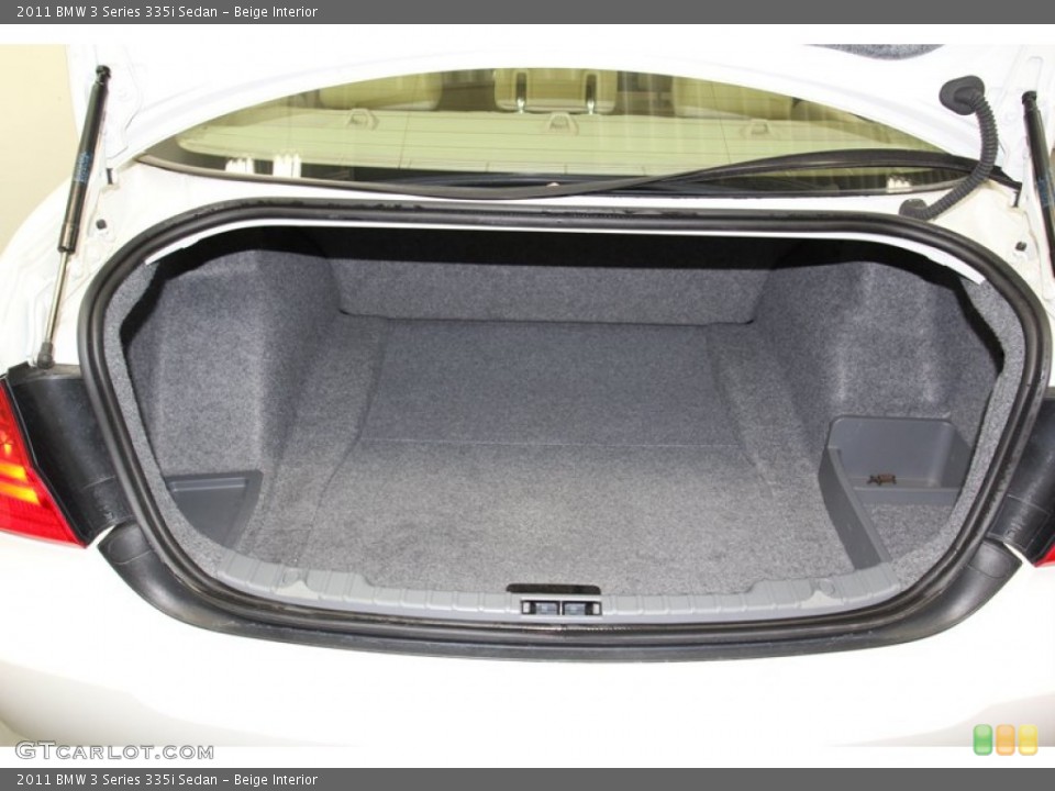 Beige Interior Trunk for the 2011 BMW 3 Series 335i Sedan #78026730