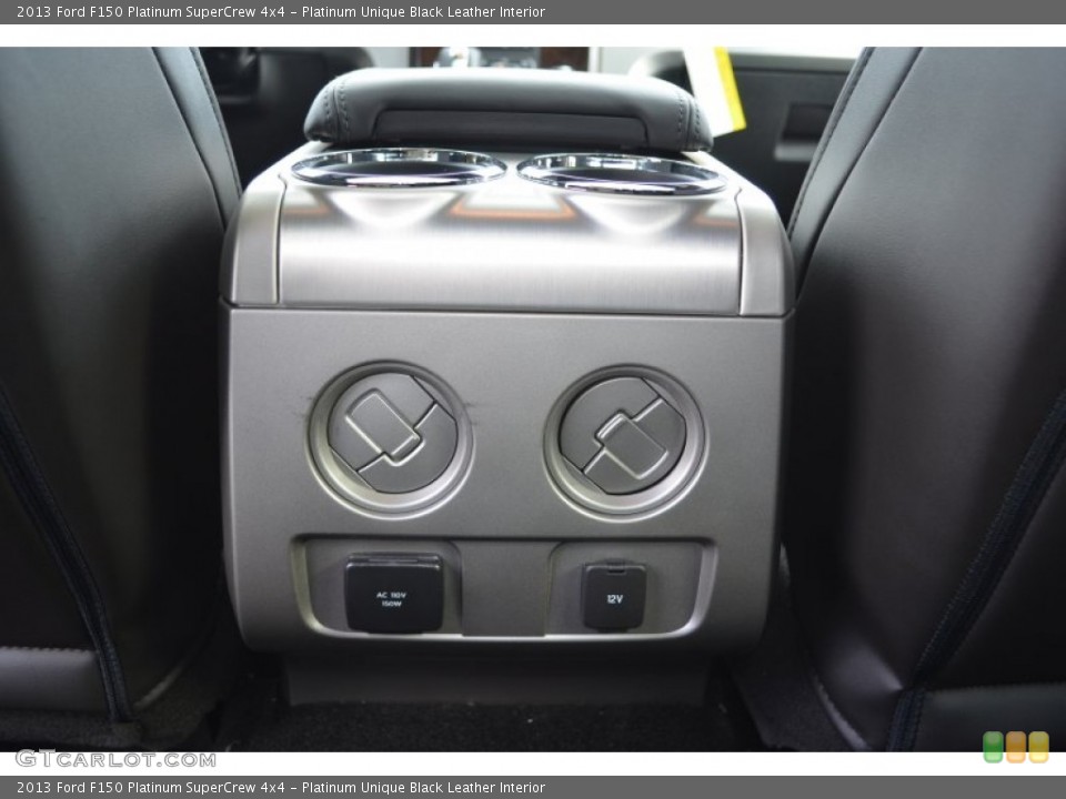Platinum Unique Black Leather Interior Controls for the 2013 Ford F150 Platinum SuperCrew 4x4 #78026763
