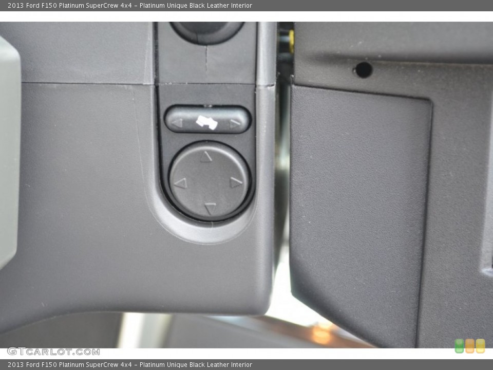 Platinum Unique Black Leather Interior Controls for the 2013 Ford F150 Platinum SuperCrew 4x4 #78026781
