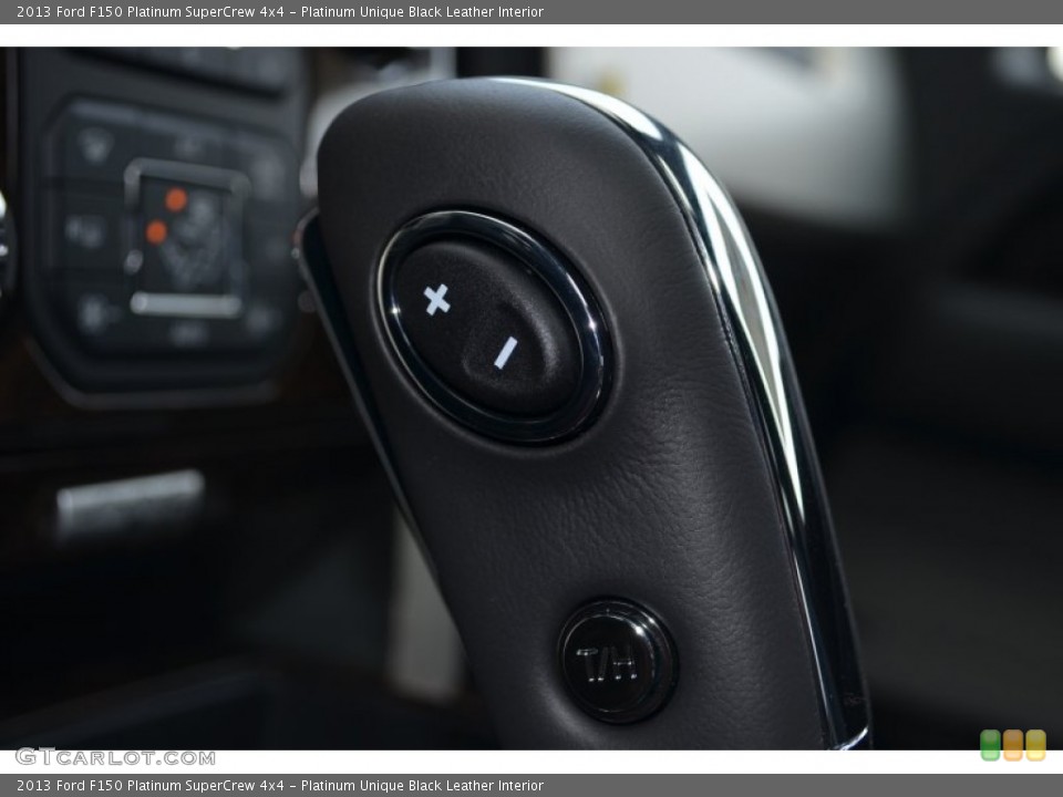 Platinum Unique Black Leather Interior Controls for the 2013 Ford F150 Platinum SuperCrew 4x4 #78027054