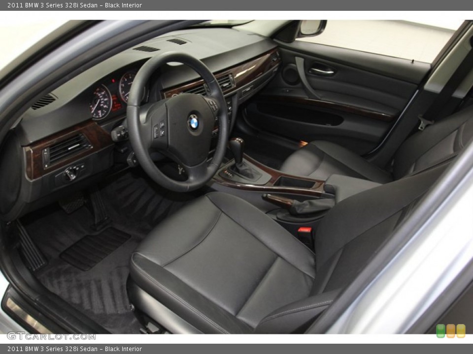 Black Interior Prime Interior for the 2011 BMW 3 Series 328i Sedan #78027327