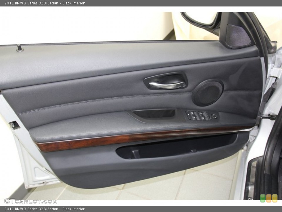 Black Interior Door Panel for the 2011 BMW 3 Series 328i Sedan #78027369