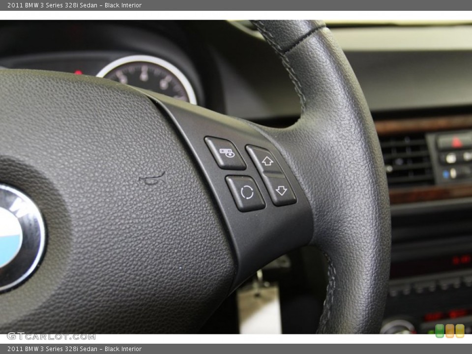 Black Interior Controls for the 2011 BMW 3 Series 328i Sedan #78027558