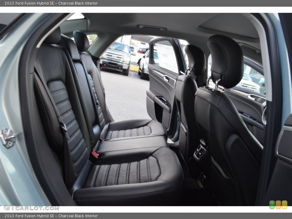 Charcoal Black Interior Rear Seat for the 2013 Ford Fusion Hybrid SE #78028155