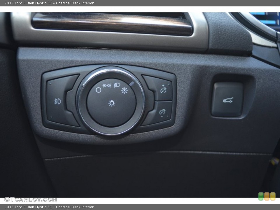 Charcoal Black Interior Controls for the 2013 Ford Fusion Hybrid SE #78028347