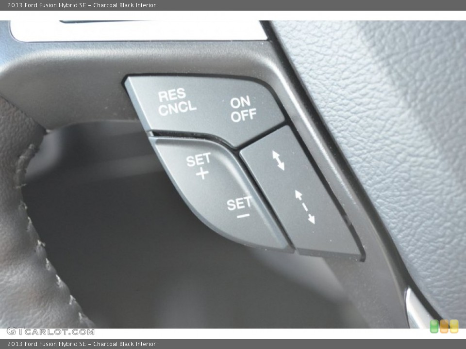 Charcoal Black Interior Controls for the 2013 Ford Fusion Hybrid SE #78028467