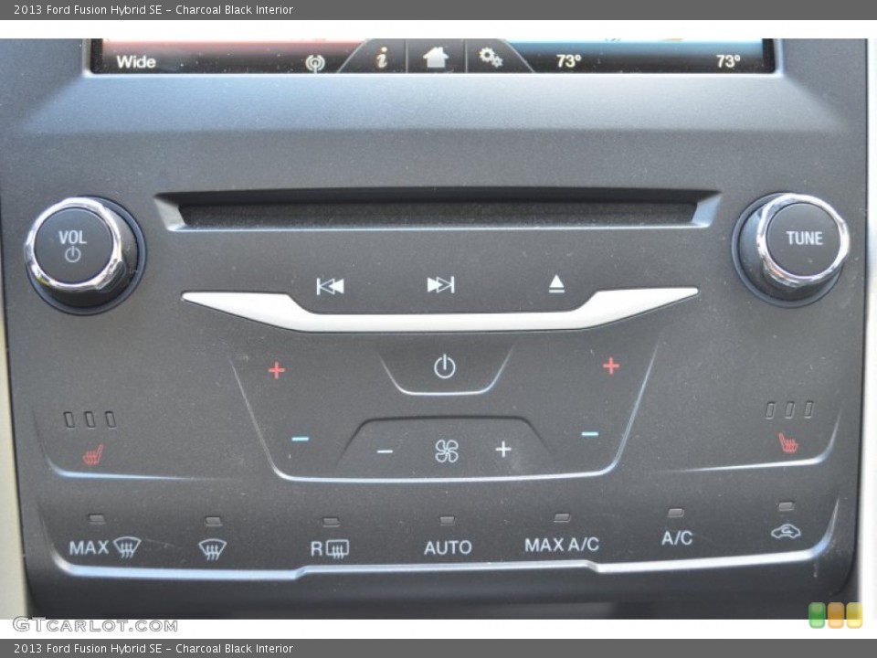 Charcoal Black Interior Controls for the 2013 Ford Fusion Hybrid SE #78028626