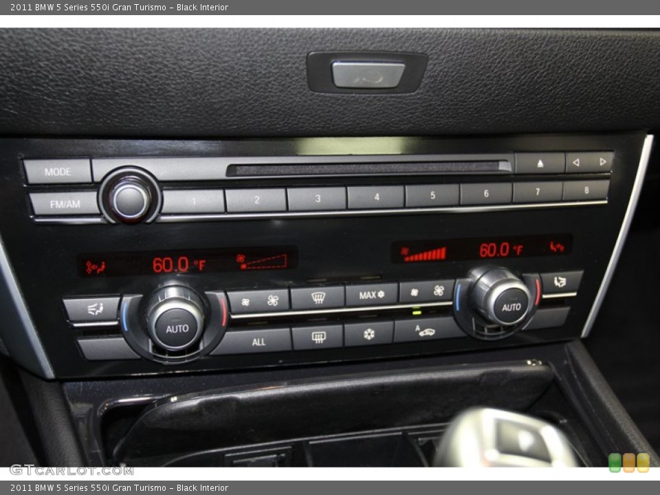 Black Interior Audio System for the 2011 BMW 5 Series 550i Gran Turismo #78029366