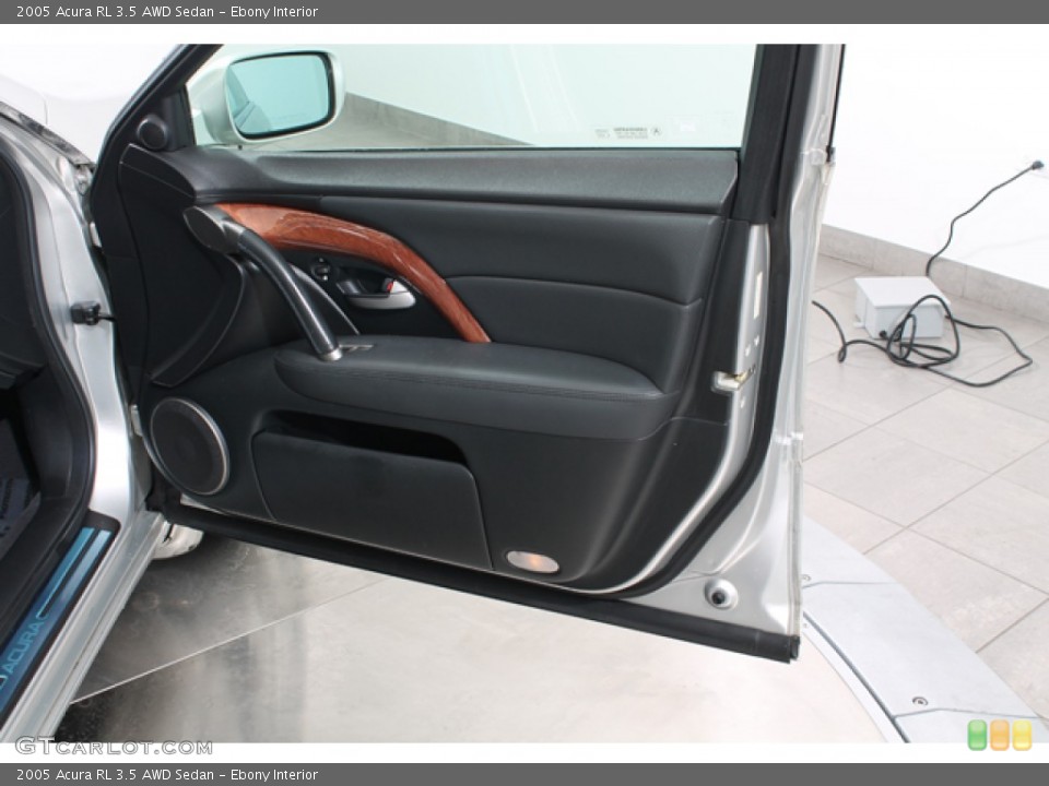 Ebony Interior Door Panel for the 2005 Acura RL 3.5 AWD Sedan #78029796