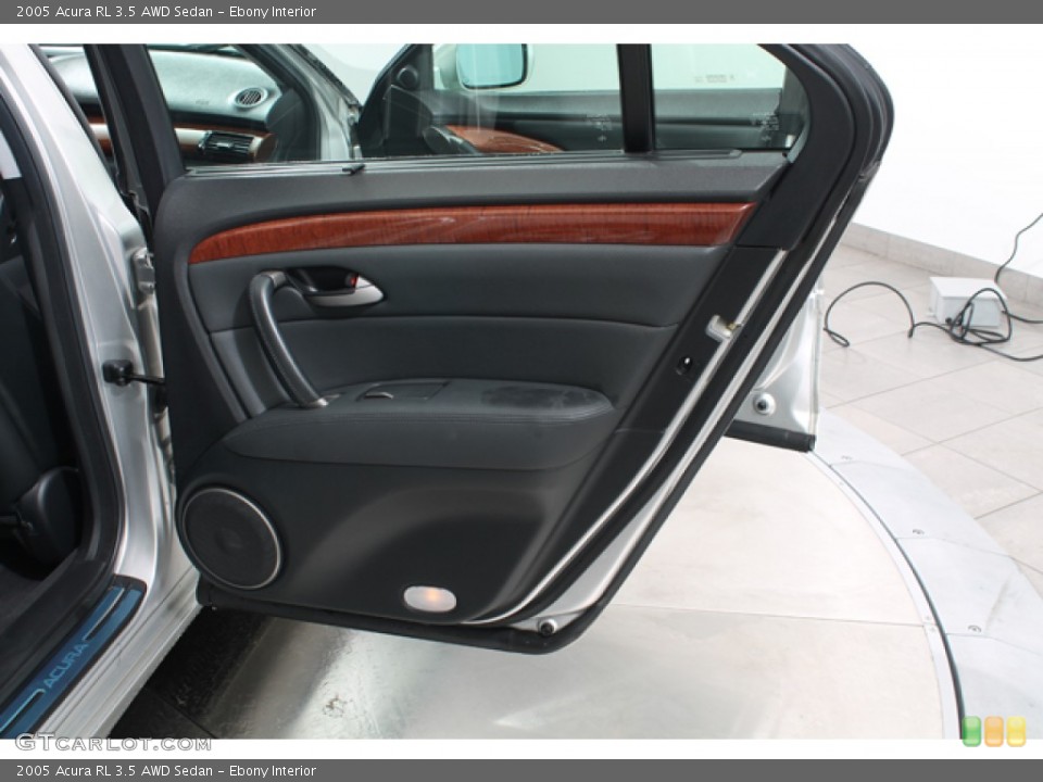 Ebony Interior Door Panel for the 2005 Acura RL 3.5 AWD Sedan #78029823