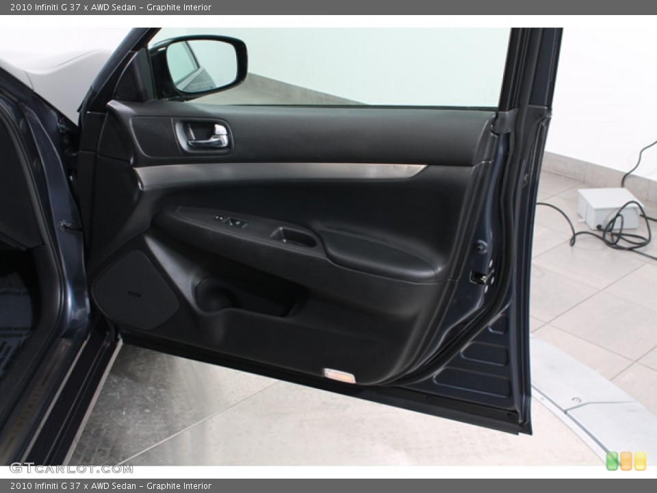 Graphite Interior Door Panel for the 2010 Infiniti G 37 x AWD Sedan #78032362