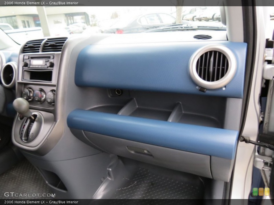 Gray/Blue Interior Dashboard for the 2006 Honda Element LX #78033540