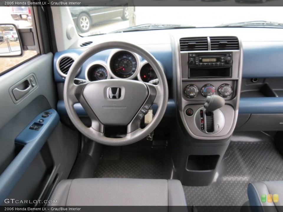Gray/Blue Interior Dashboard for the 2006 Honda Element LX #78033548