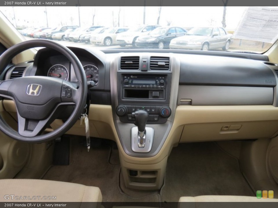 Ivory Interior Dashboard for the 2007 Honda CR-V LX #78034004