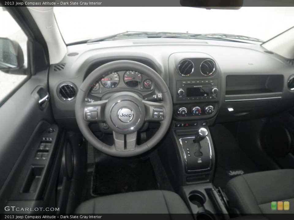 Dark Slate Gray Interior Dashboard for the 2013 Jeep Compass Altitude #78034206