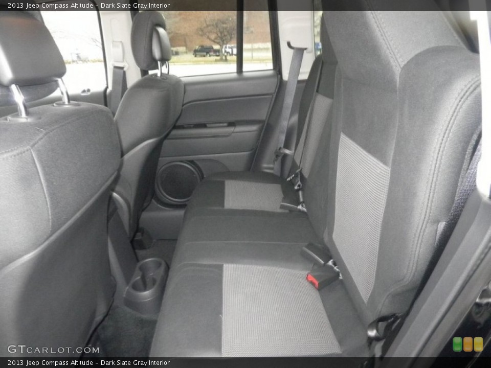 Dark Slate Gray Interior Rear Seat for the 2013 Jeep Compass Altitude #78034254