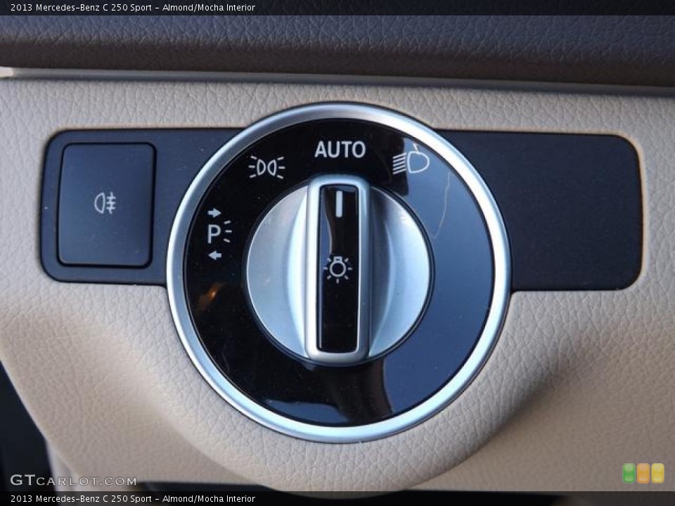 Almond/Mocha Interior Controls for the 2013 Mercedes-Benz C 250 Sport #78035355