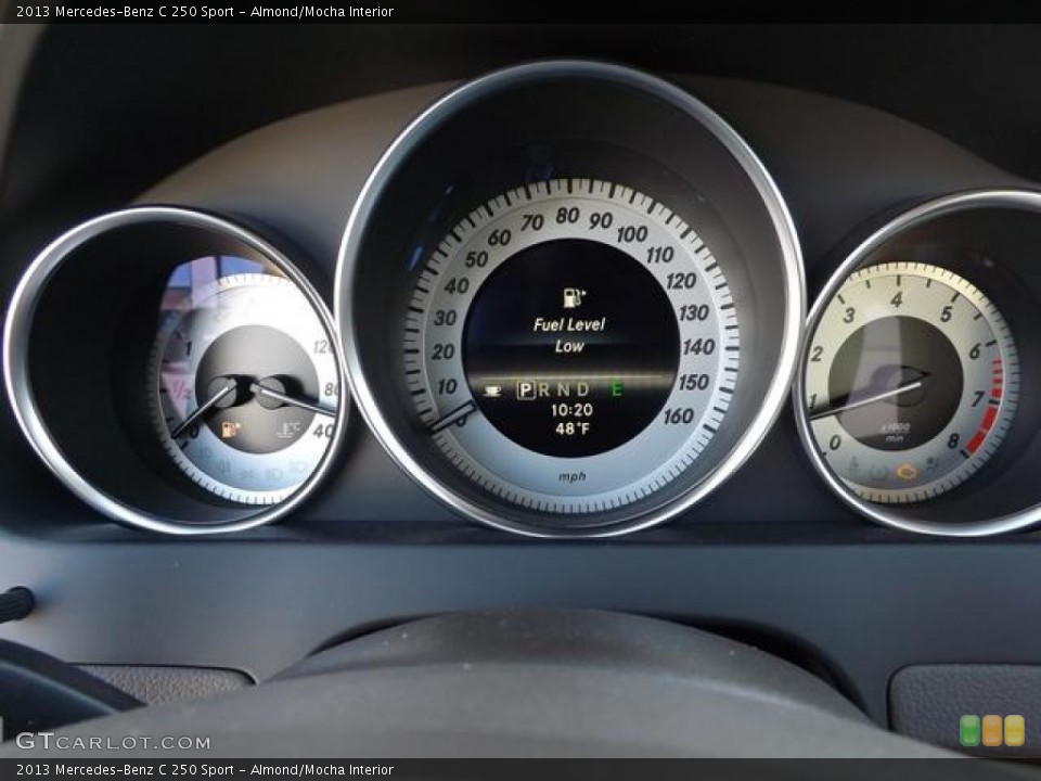 Almond/Mocha Interior Gauges for the 2013 Mercedes-Benz C 250 Sport #78035418