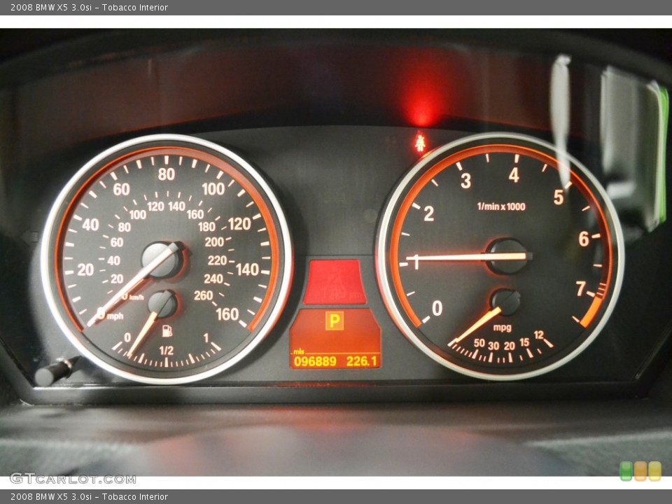 Tobacco Interior Gauges for the 2008 BMW X5 3.0si #78035454