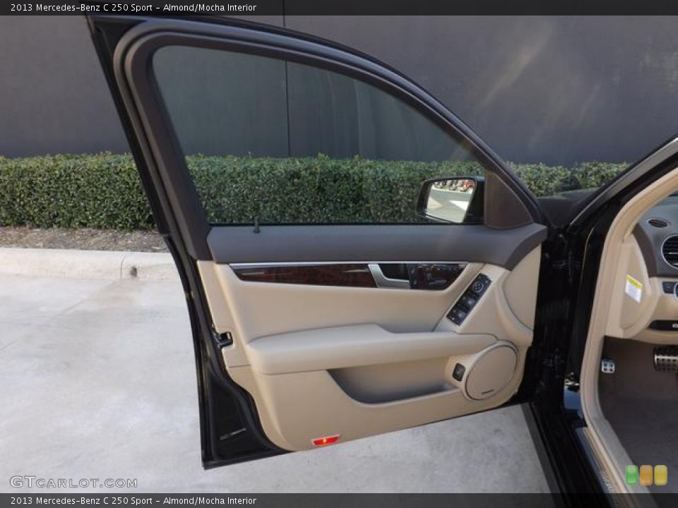 Almond/Mocha Interior Door Panel for the 2013 Mercedes-Benz C 250 Sport #78035573
