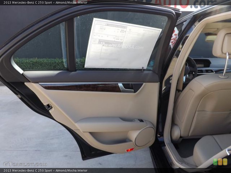 Almond/Mocha Interior Door Panel for the 2013 Mercedes-Benz C 250 Sport #78035620
