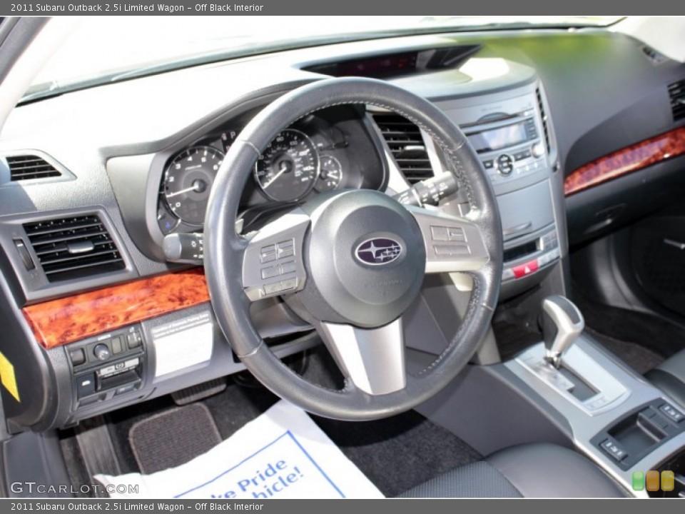 Off Black Interior Dashboard for the 2011 Subaru Outback 2.5i Limited Wagon #78035862