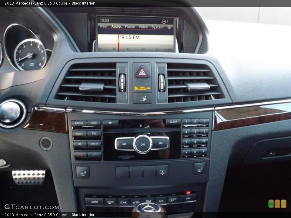 Black Interior Controls for the 2013 Mercedes-Benz E 350 Coupe #78035937