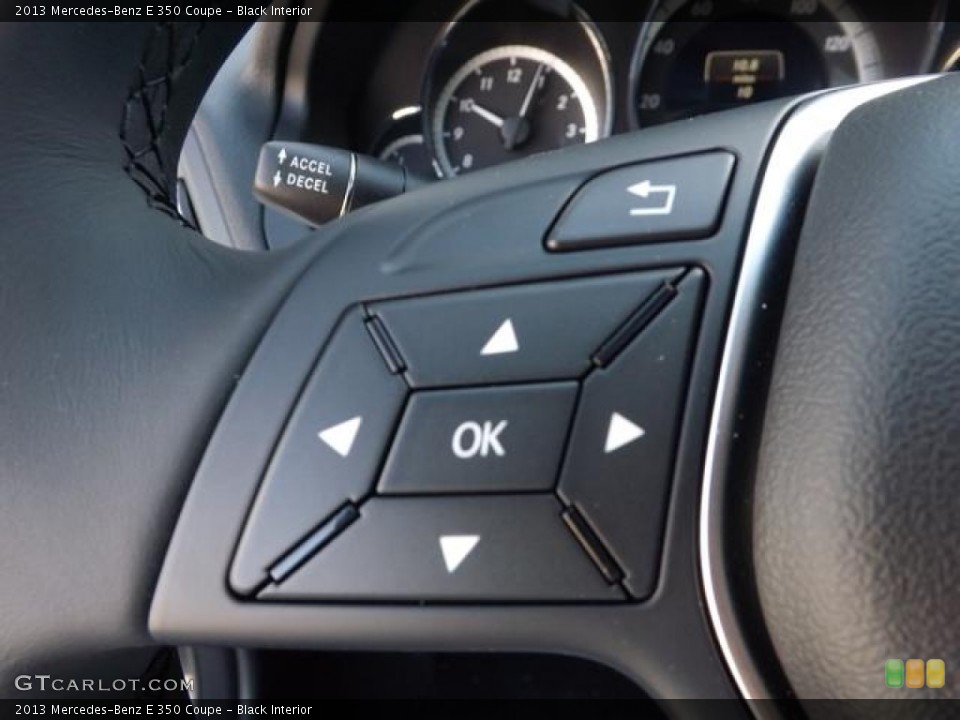 Black Interior Controls for the 2013 Mercedes-Benz E 350 Coupe #78036024