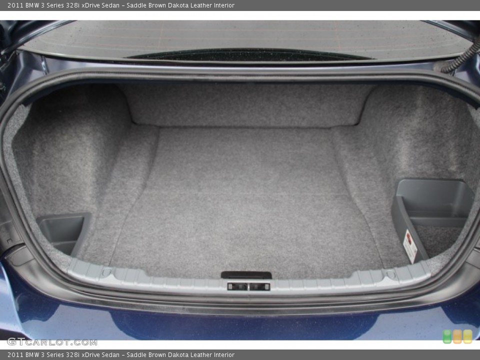 Saddle Brown Dakota Leather Interior Trunk for the 2011 BMW 3 Series 328i xDrive Sedan #78036052
