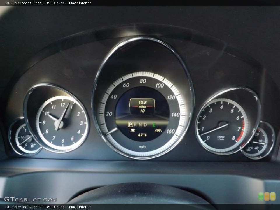 Black Interior Gauges for the 2013 Mercedes-Benz E 350 Coupe #78036084