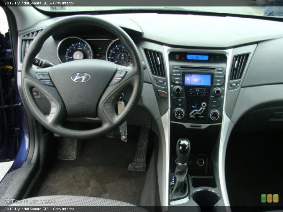 Gray Interior Dashboard for the 2012 Hyundai Sonata GLS #78036258