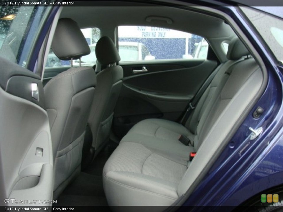 Gray Interior Rear Seat for the 2012 Hyundai Sonata GLS #78036387