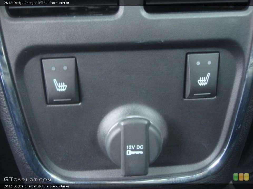 Black Interior Controls for the 2012 Dodge Charger SRT8 #78038643