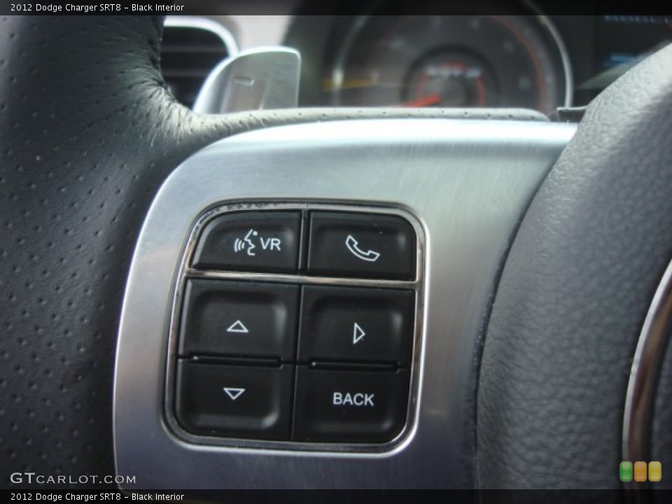 Black Interior Controls for the 2012 Dodge Charger SRT8 #78038808