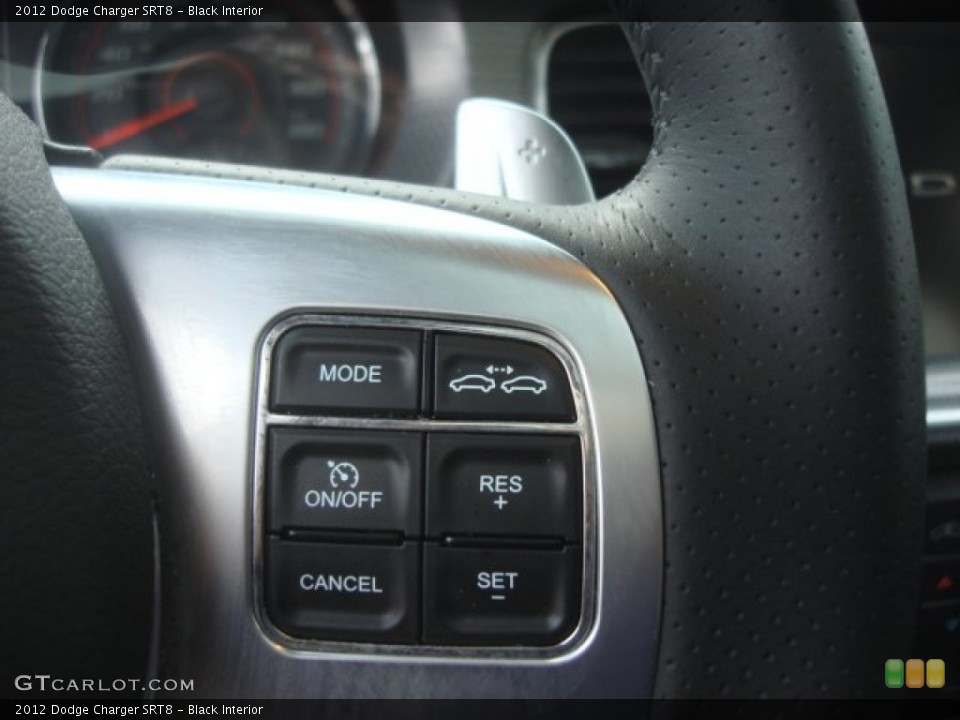 Black Interior Controls for the 2012 Dodge Charger SRT8 #78038824