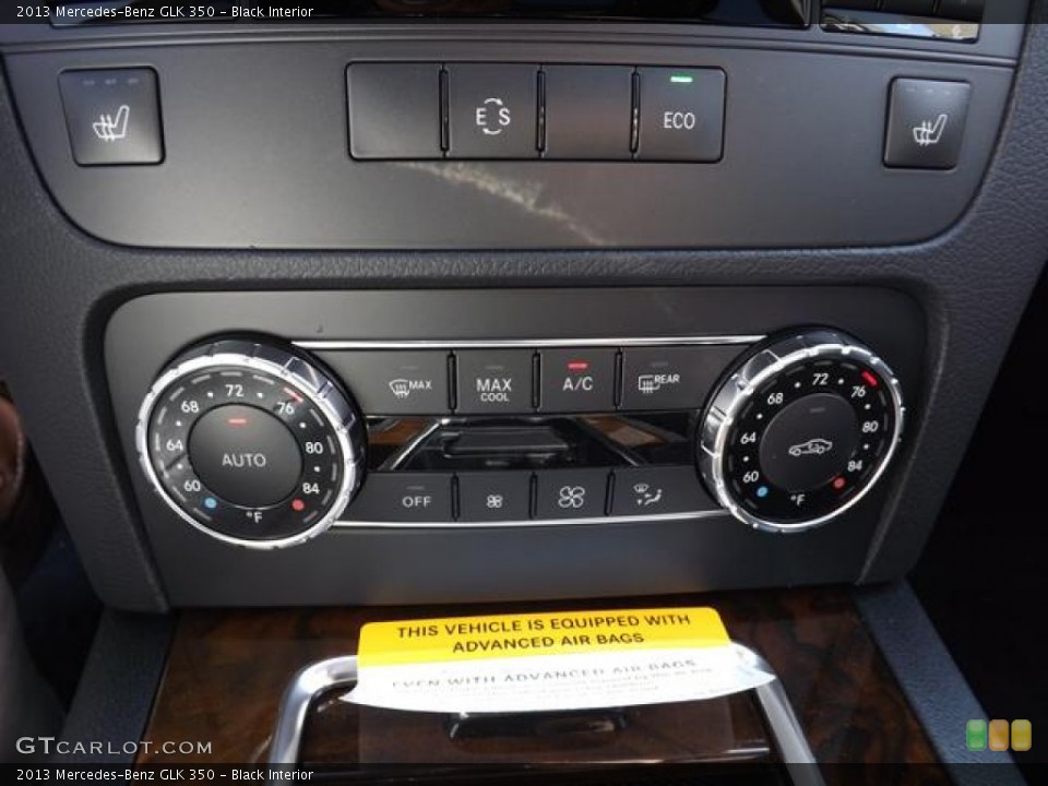 Black Interior Controls for the 2013 Mercedes-Benz GLK 350 #78039081