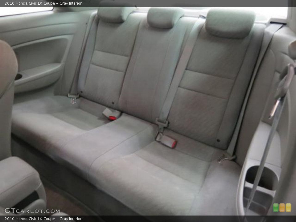 Gray Interior Rear Seat for the 2010 Honda Civic LX Coupe #78040048