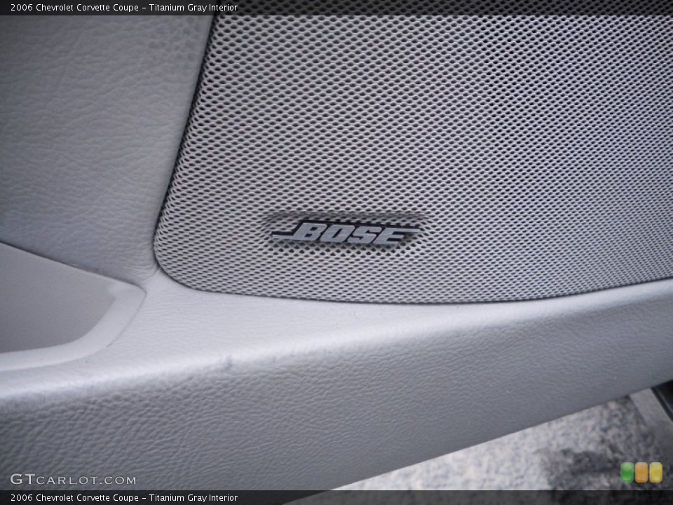Titanium Gray Interior Audio System for the 2006 Chevrolet Corvette Coupe #78040865