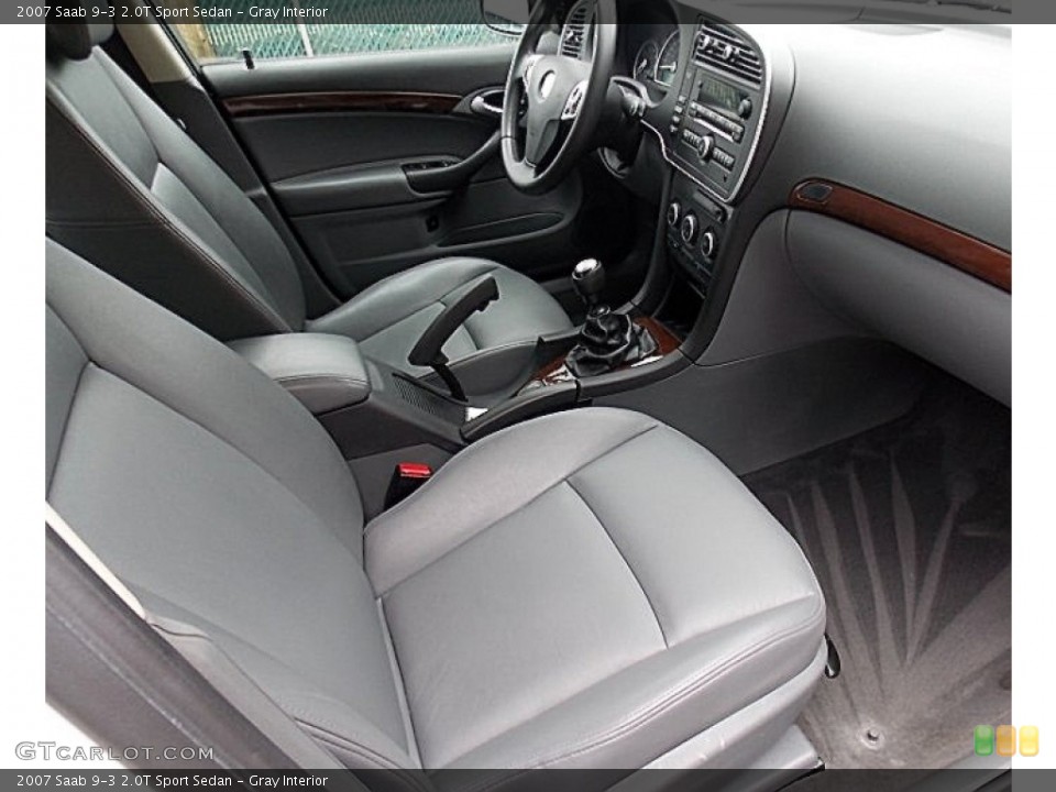 Gray Interior Photo for the 2007 Saab 9-3 2.0T Sport Sedan #78042990