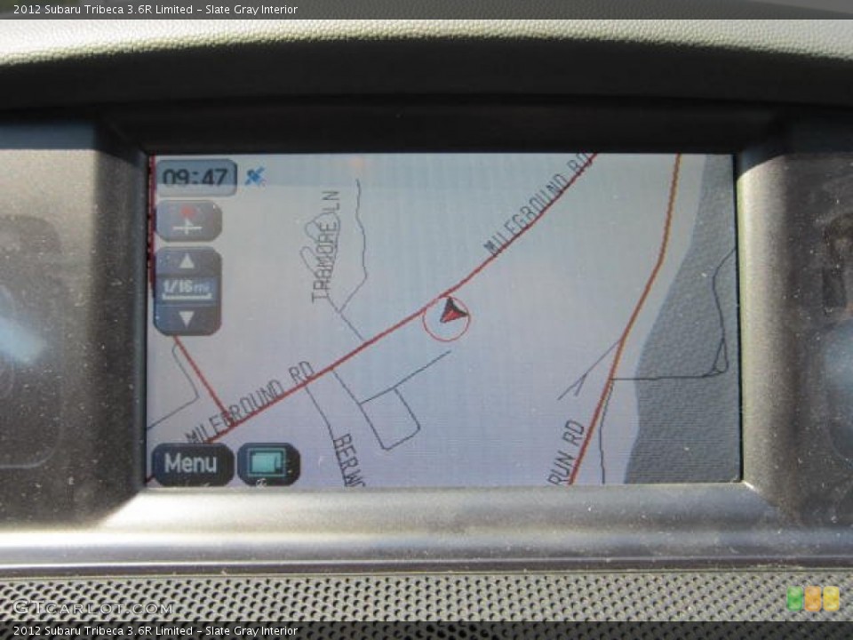 Slate Gray Interior Navigation for the 2012 Subaru Tribeca 3.6R Limited #78044979