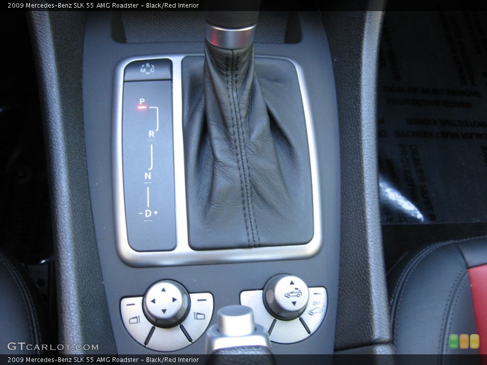 Black/Red Interior Transmission for the 2009 Mercedes-Benz SLK 55 AMG Roadster #78045144