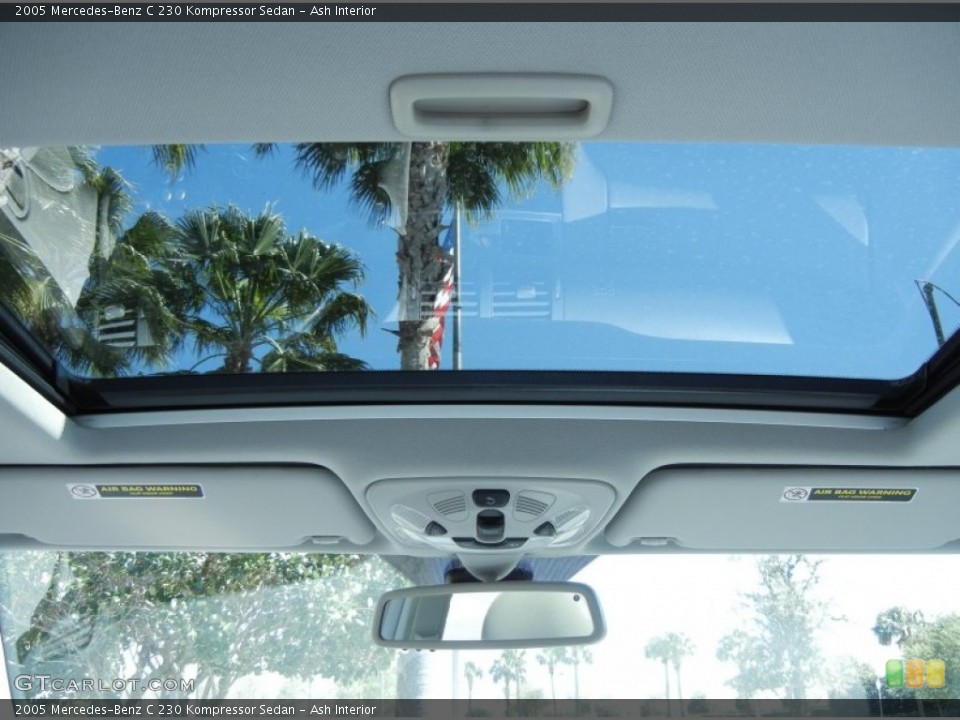 Ash Interior Sunroof for the 2005 Mercedes-Benz C 230 Kompressor Sedan #78045675