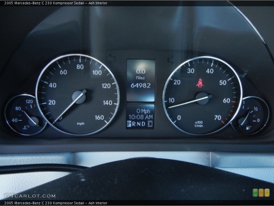 Ash Interior Gauges for the 2005 Mercedes-Benz C 230 Kompressor Sedan #78045729