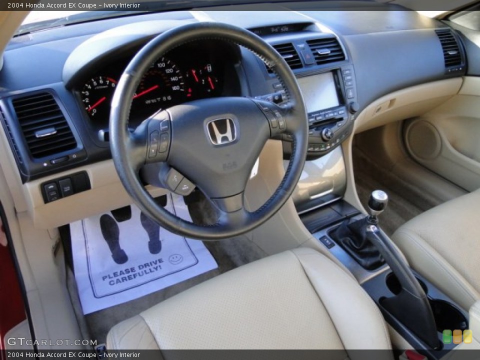 Ivory Interior Photo for the 2004 Honda Accord EX Coupe #78051607