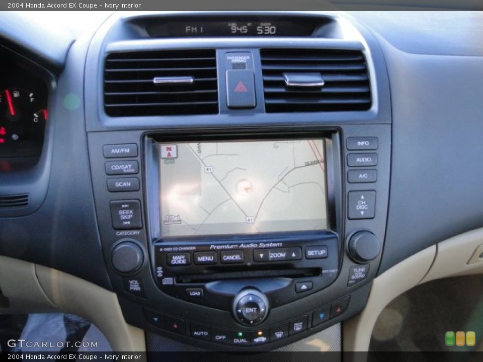 Ivory Interior Navigation for the 2004 Honda Accord EX Coupe #78051706